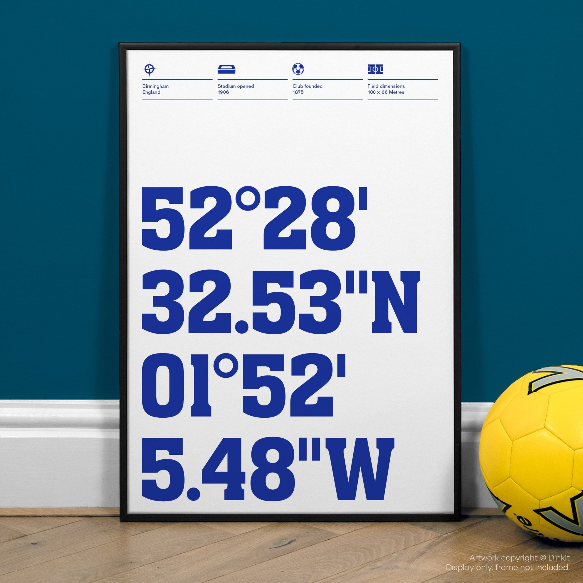 Birmingham City Gifts, Football Posters, Gift Ideas