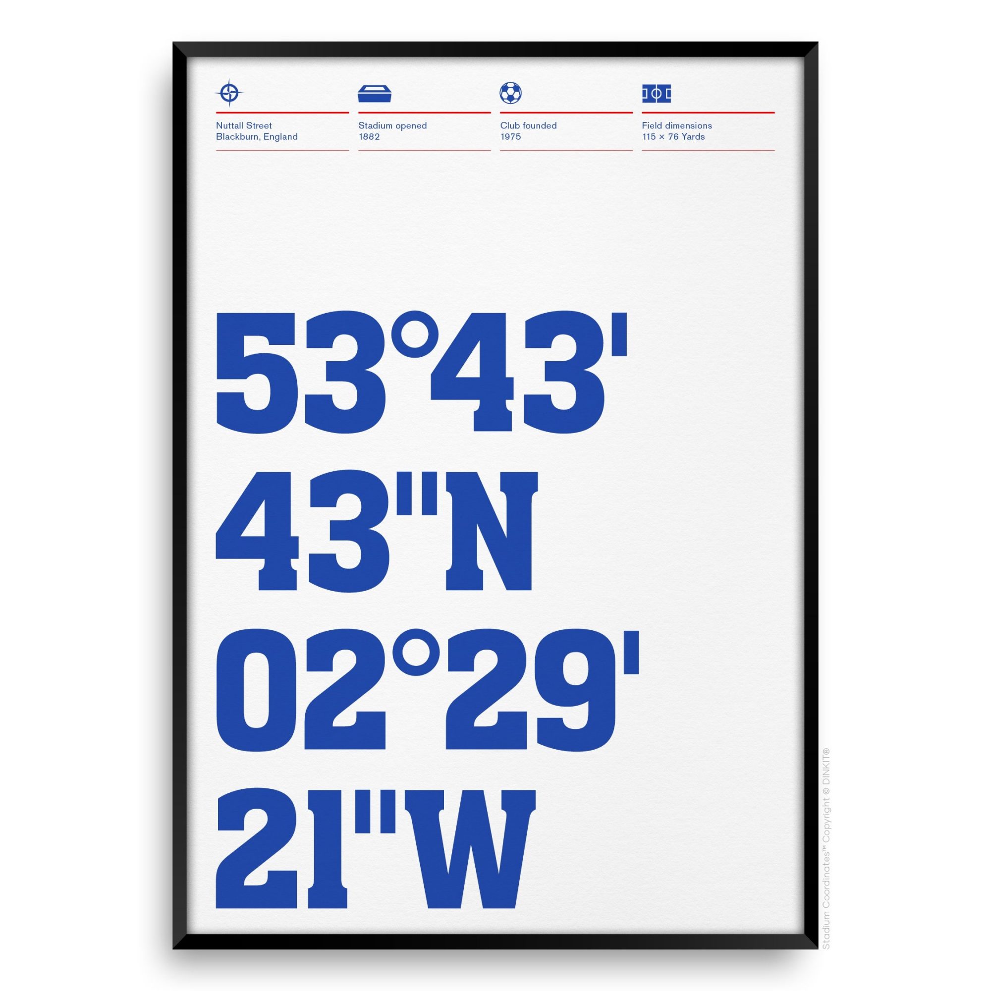 Blackburn Rovers Gifts, Football Posters, Gift Ideas