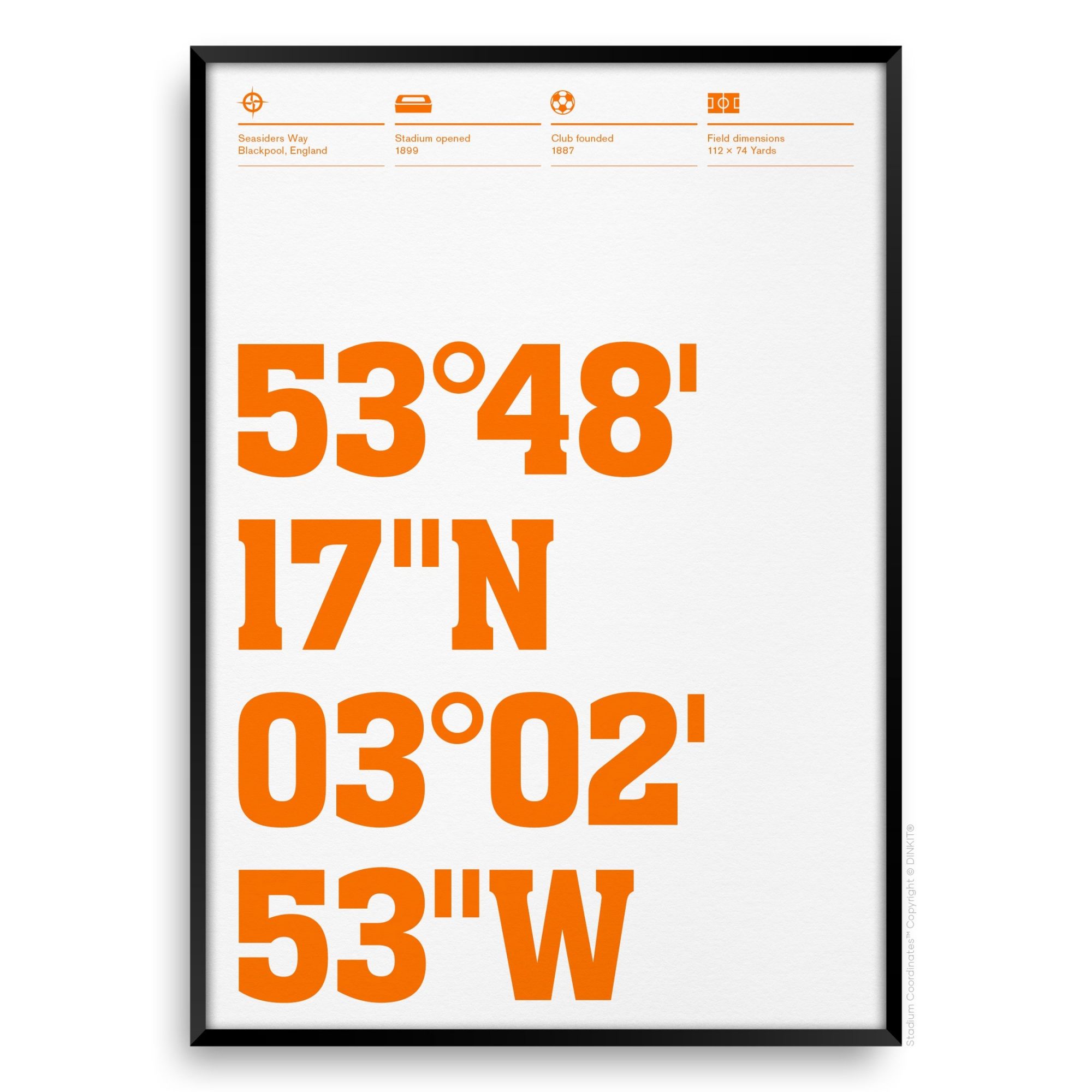 Blackpool FC Gifts, Football Posters, Gift Ideas