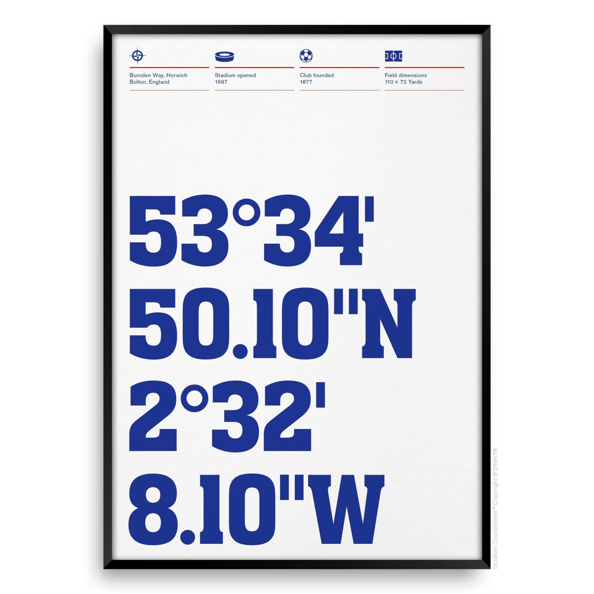 Bolton Wanderers Gifts, Football Posters, Gift Ideas