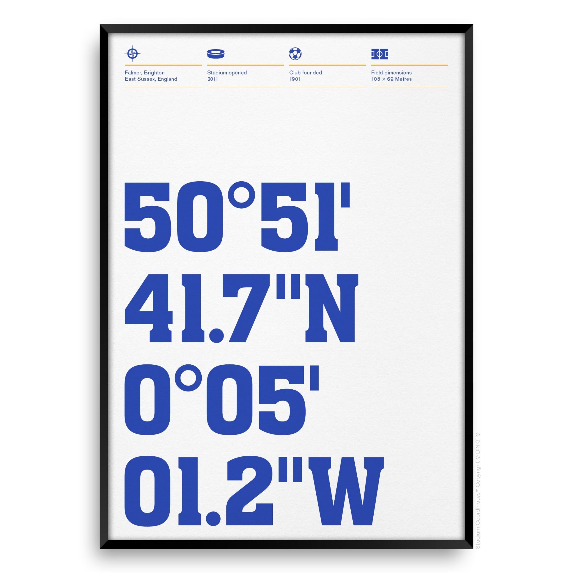 Brighton and Hove Albion Gifts, Football Posters, Gift Ideas