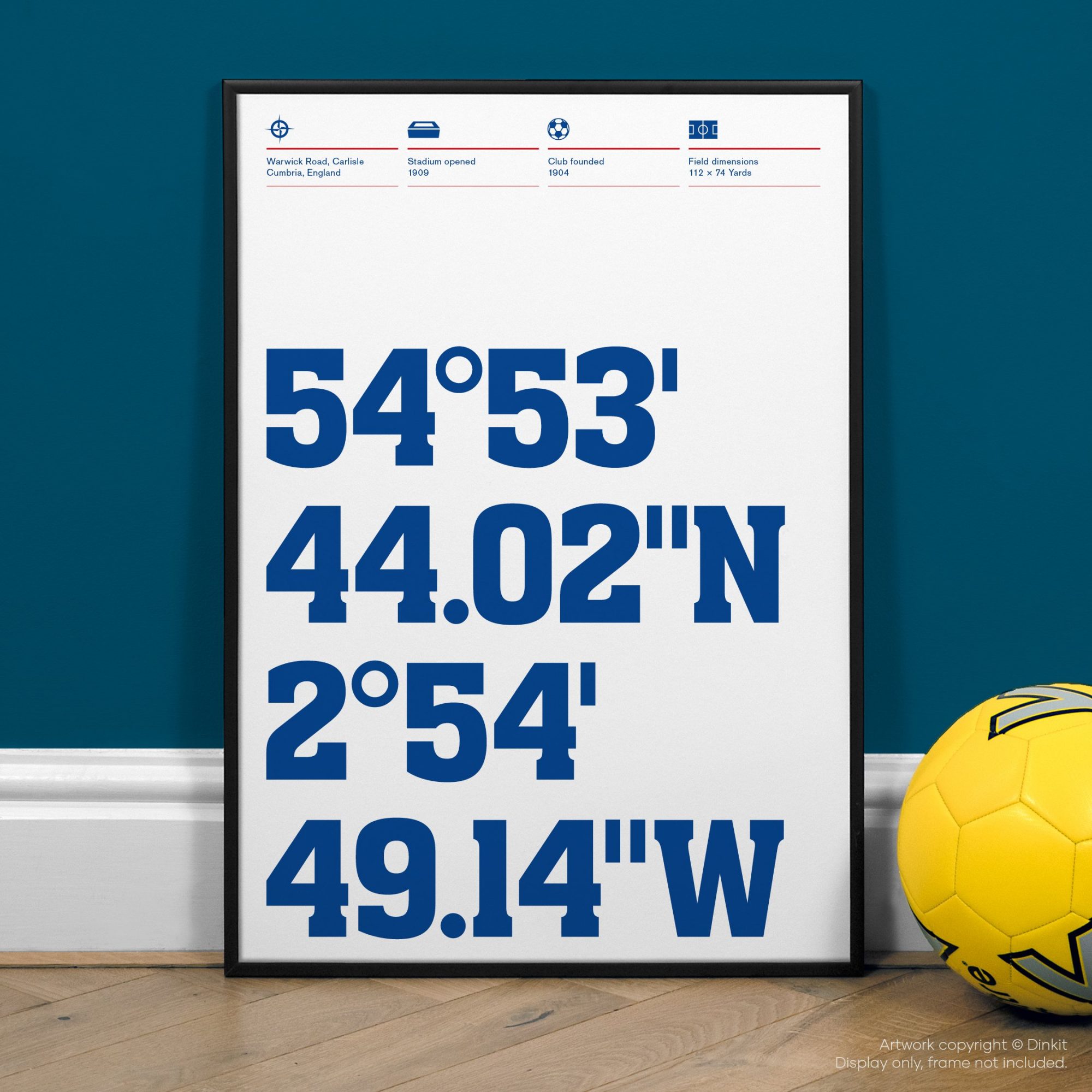 Carlisle United Gifts, Football Posters, Gift Ideas