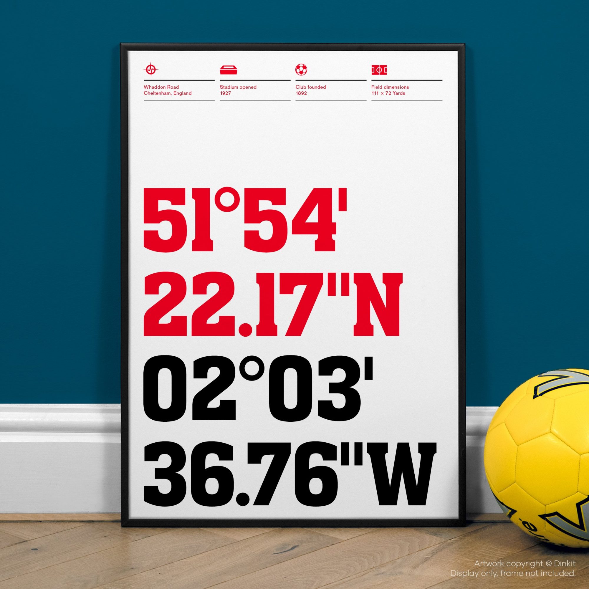 Cheltenham Town Gifts, Football Posters, Gift Ideas