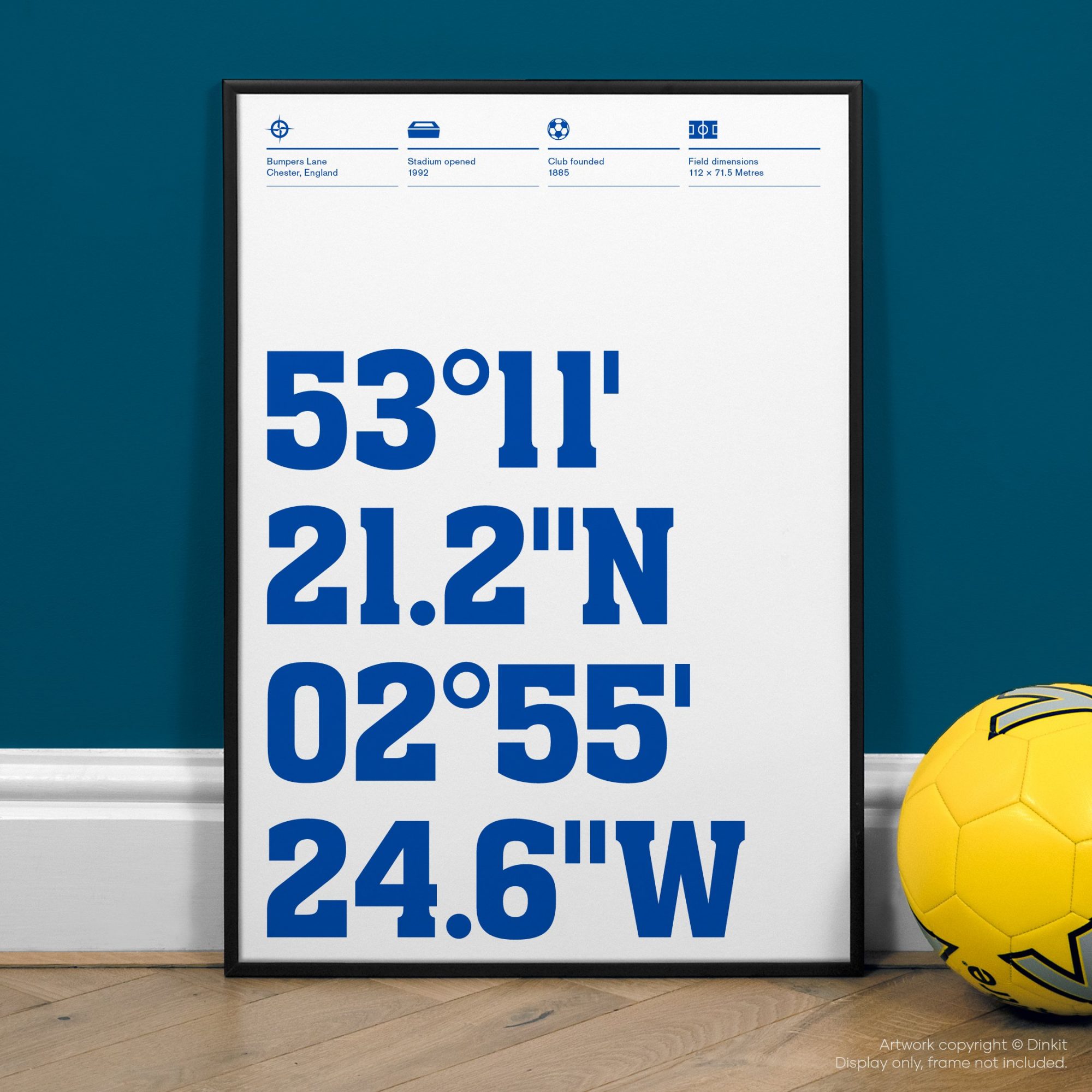 Chester Gifts, Football Posters, Gift Ideas