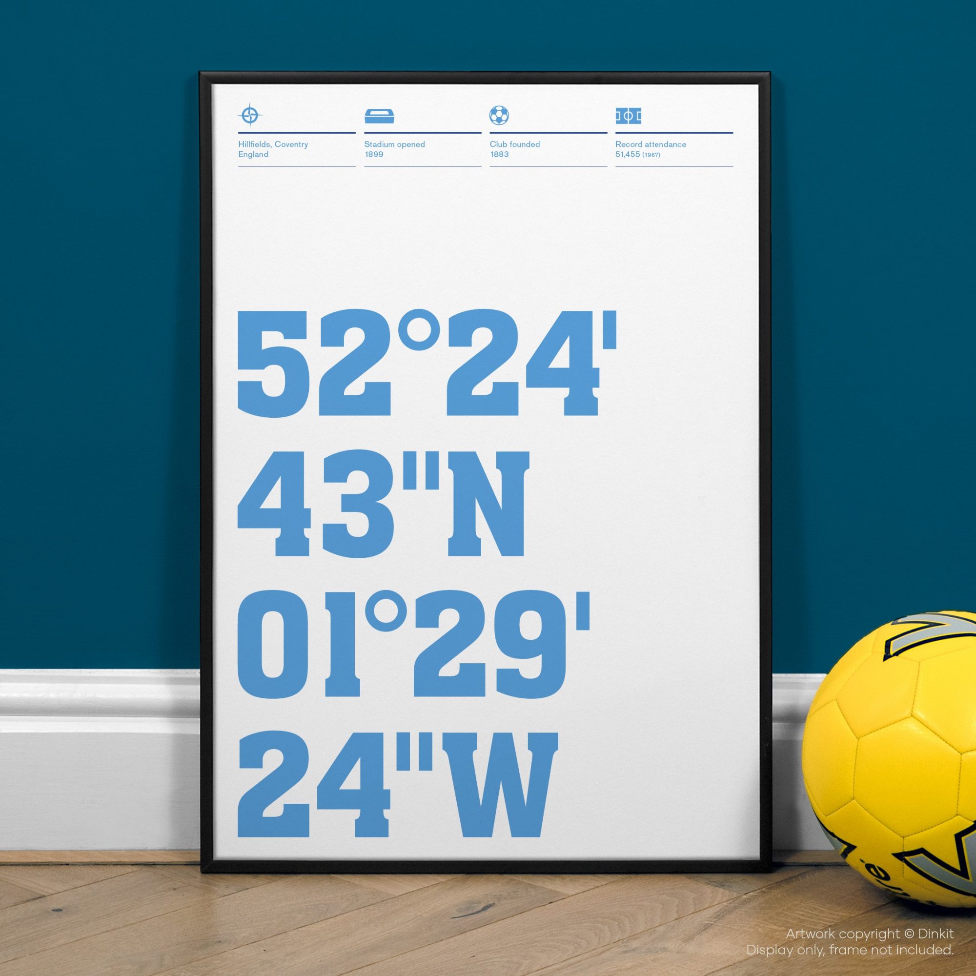 Coventry City Gifts, Football Posters, Gift Ideas