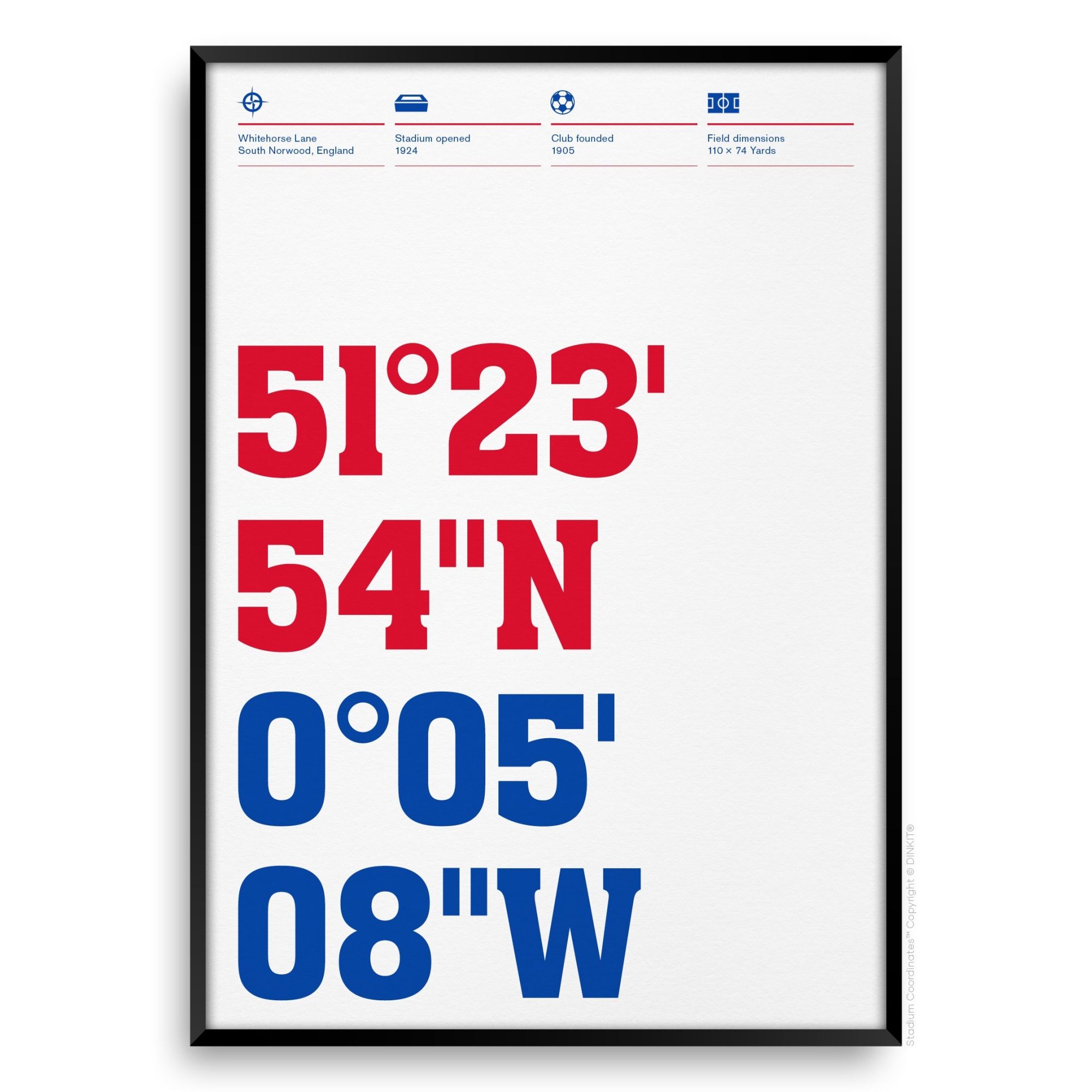 Crystal Palace Gifts, Football Posters, Gift Ideas