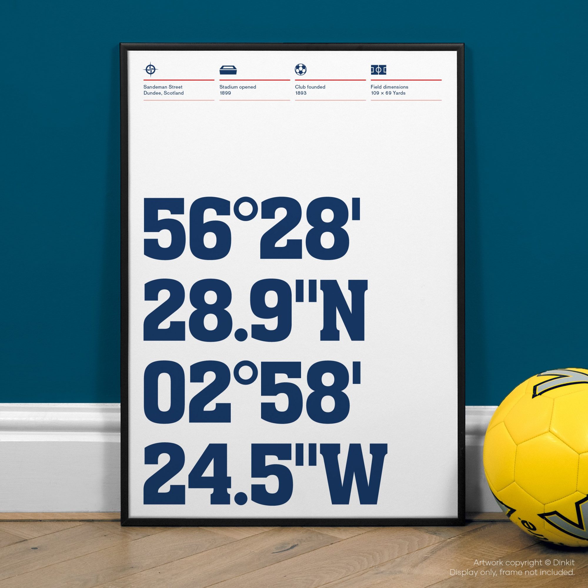Dundee Gifts, Football Posters, Gift Ideas