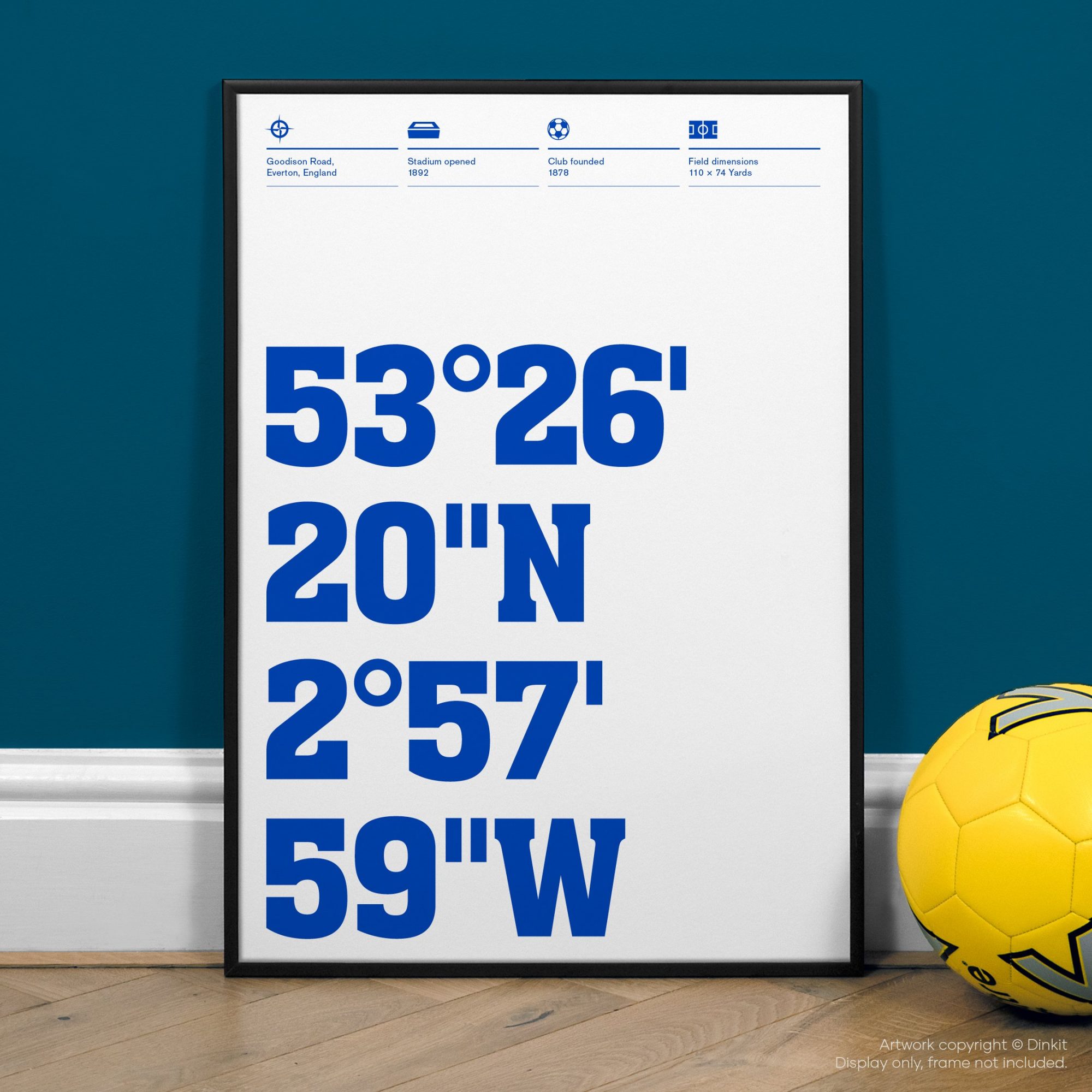 Everton Gifts, Football Posters, Gift Ideas