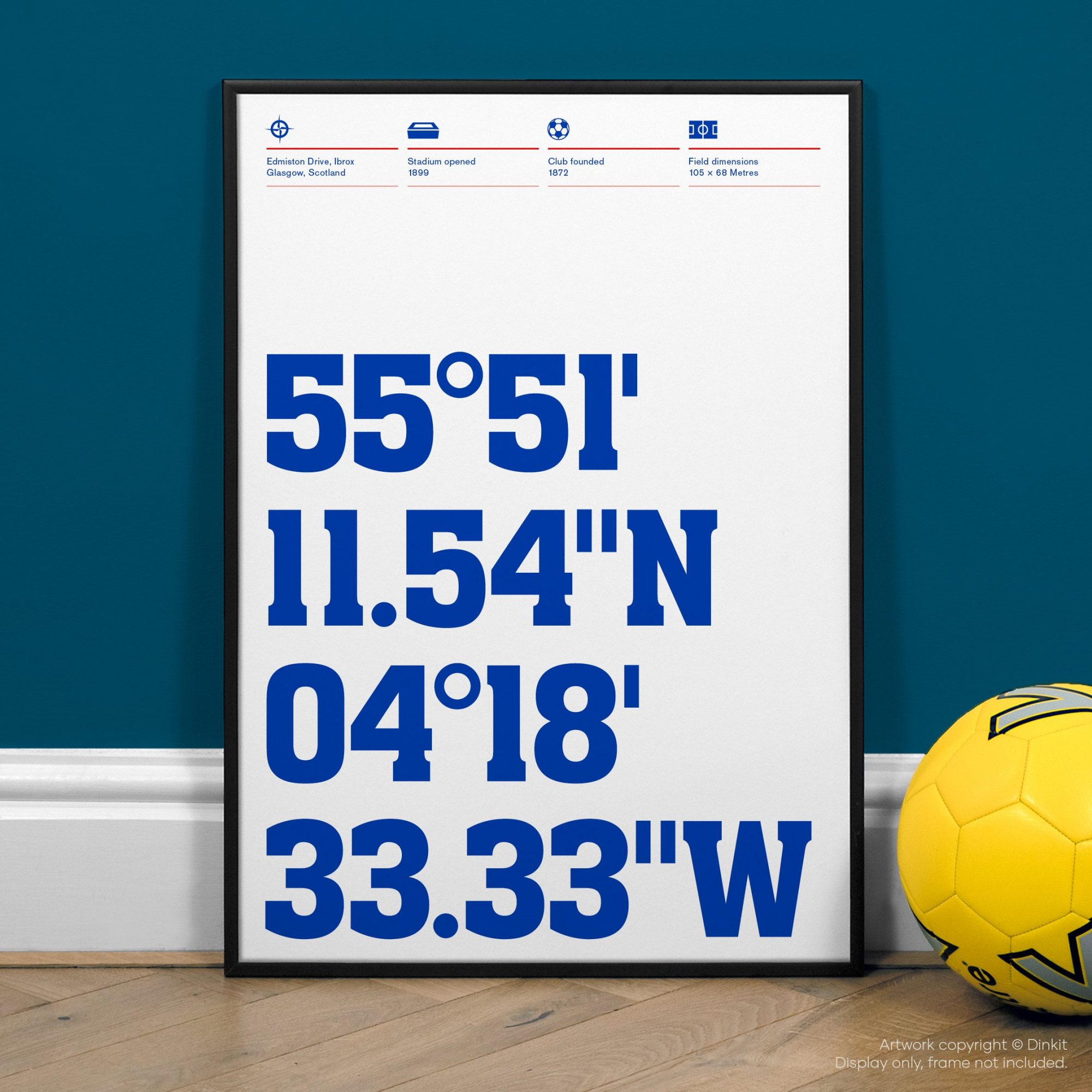 Glasgow Rangers FC Gifts, Football Posters, Gift Ideas