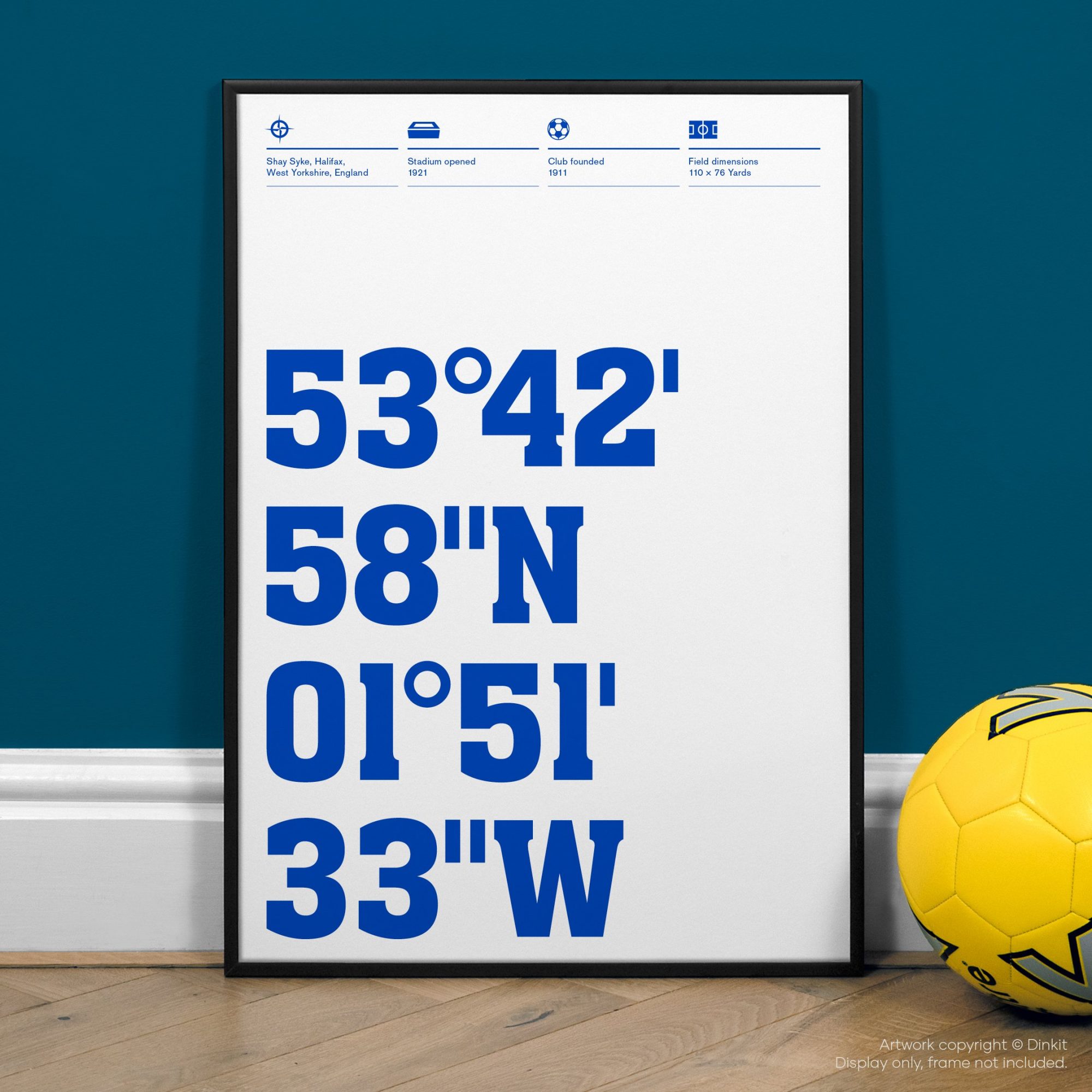 Halifax Town Gifts, Football Posters, Gift Ideas