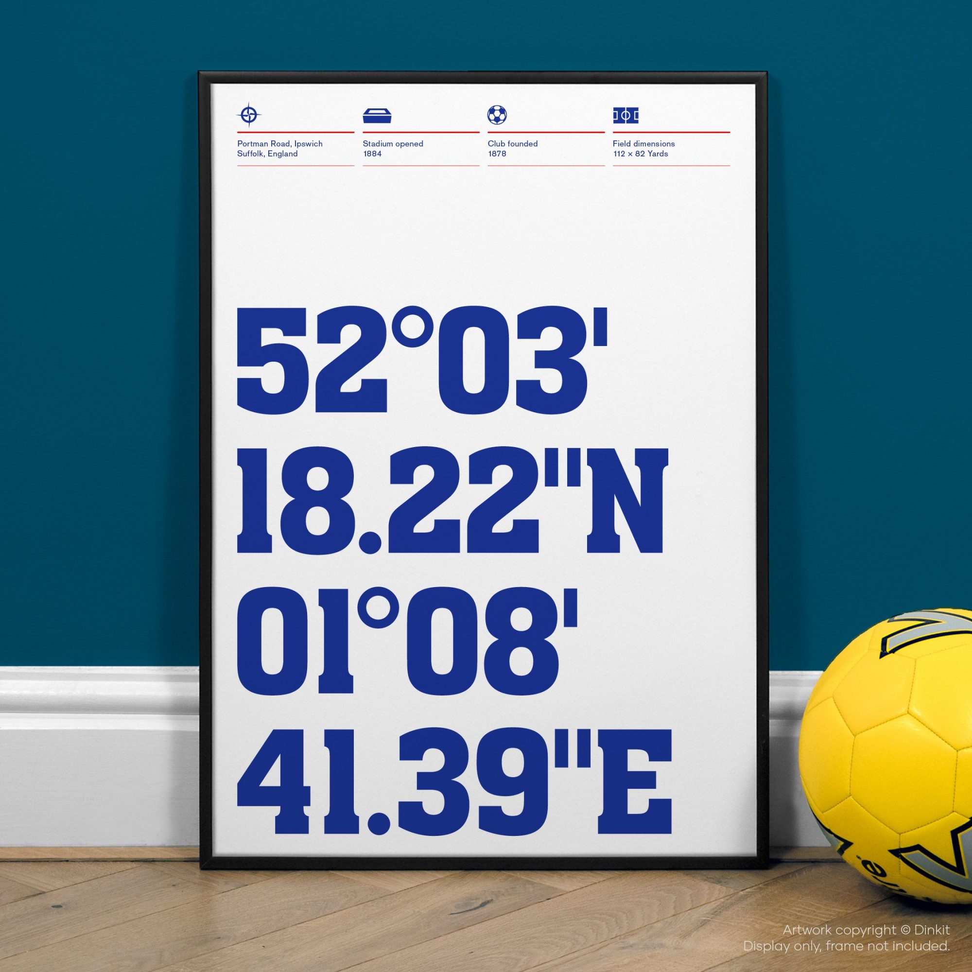 Ipswich Town Gifts, Football Posters, Gift Ideas