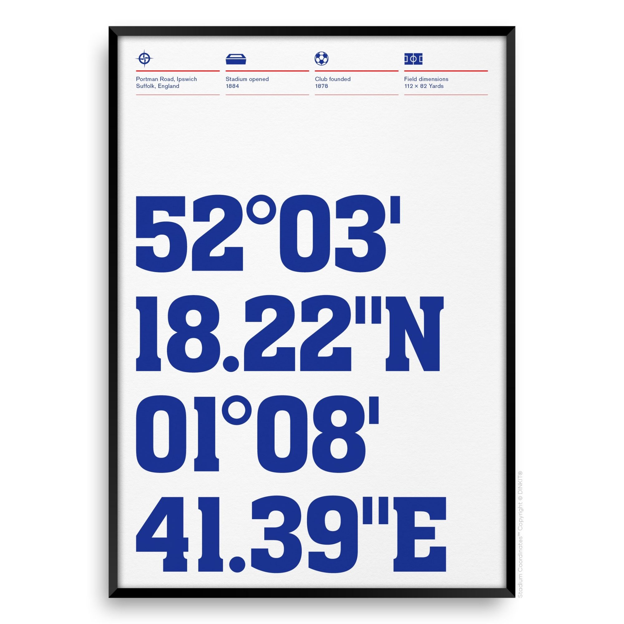 Ipswich Town Gifts, Football Posters, Gift Ideas