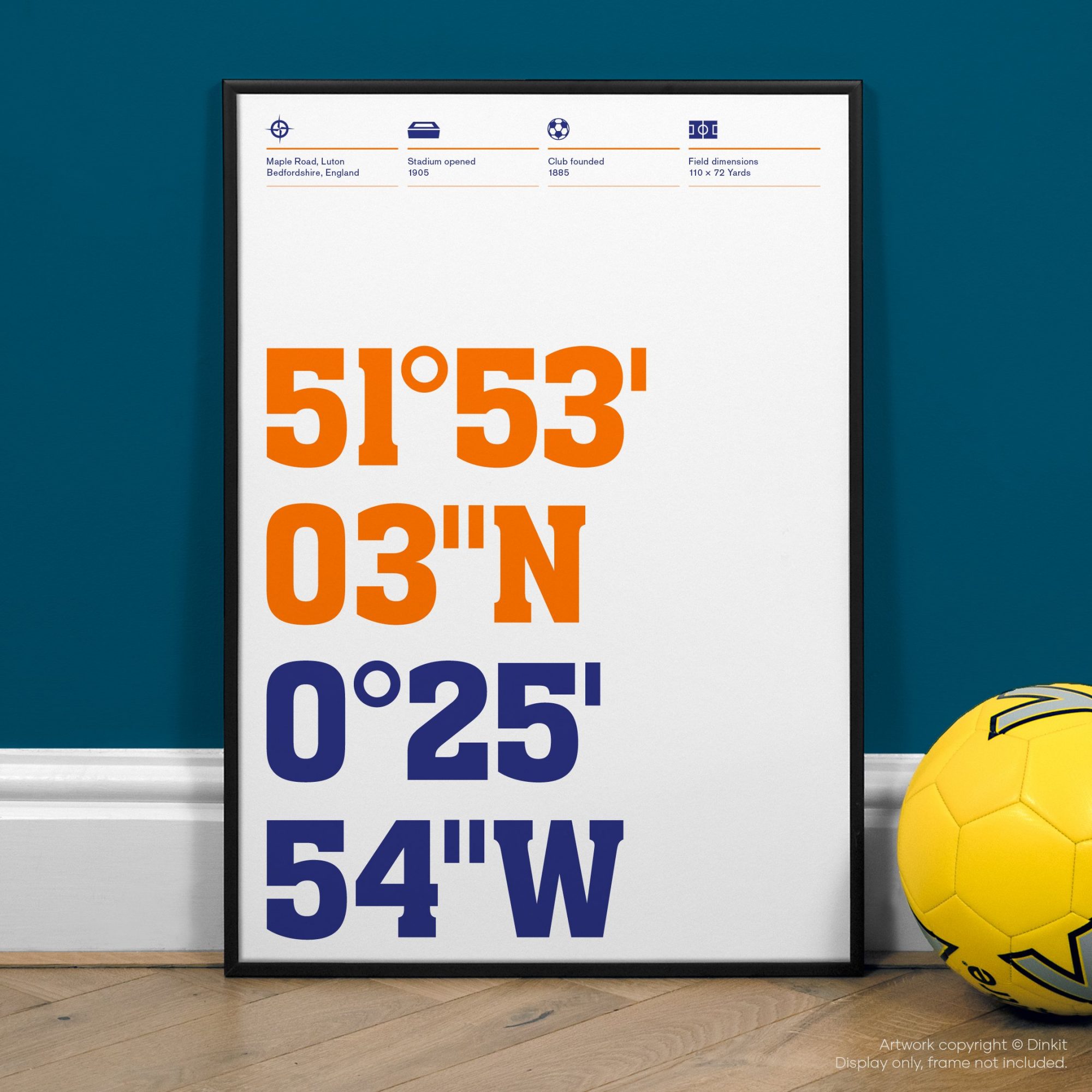Luton Town Gifts, Football Posters, Gift Ideas