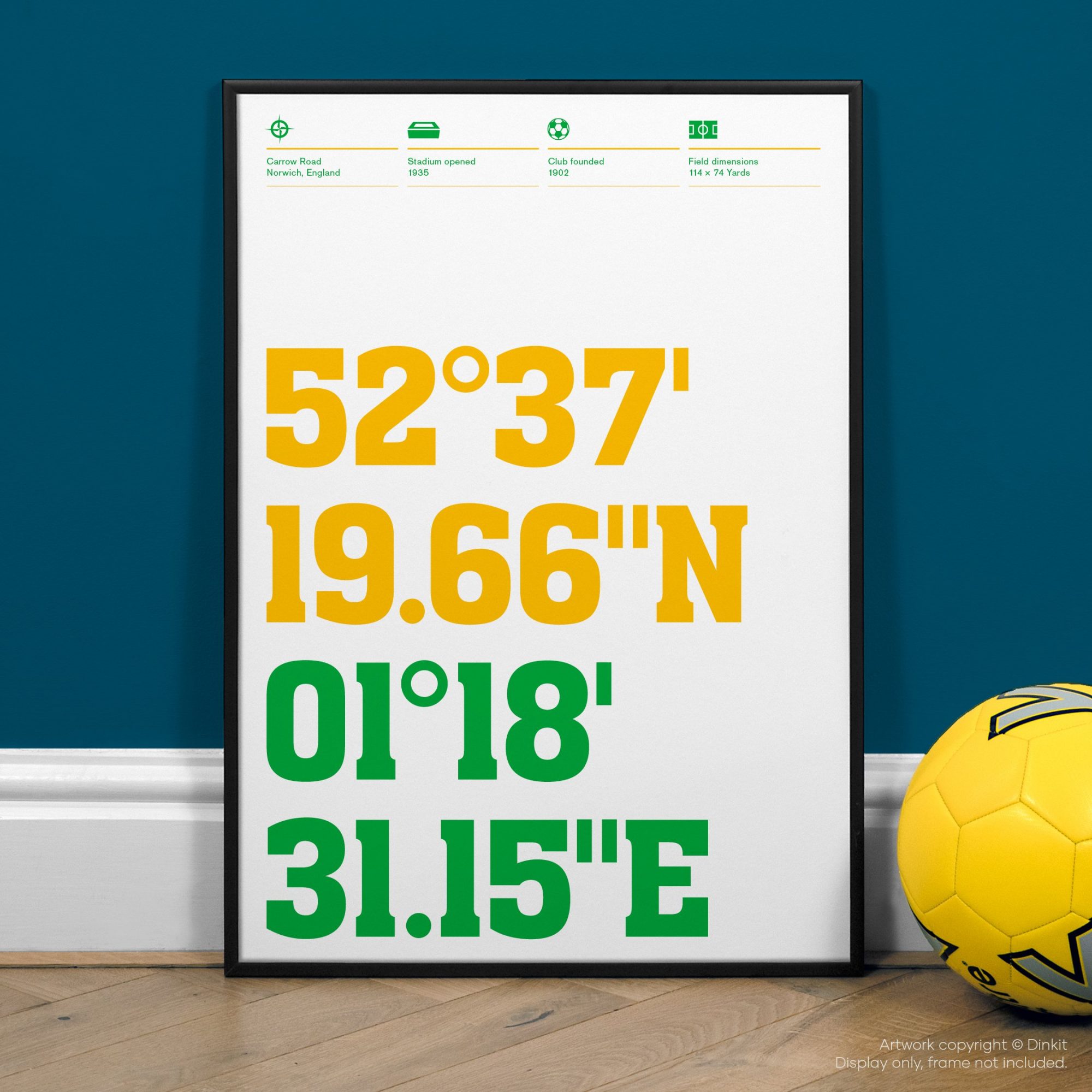 Norwich City FC Gifts, Football Posters, Gift Ideas