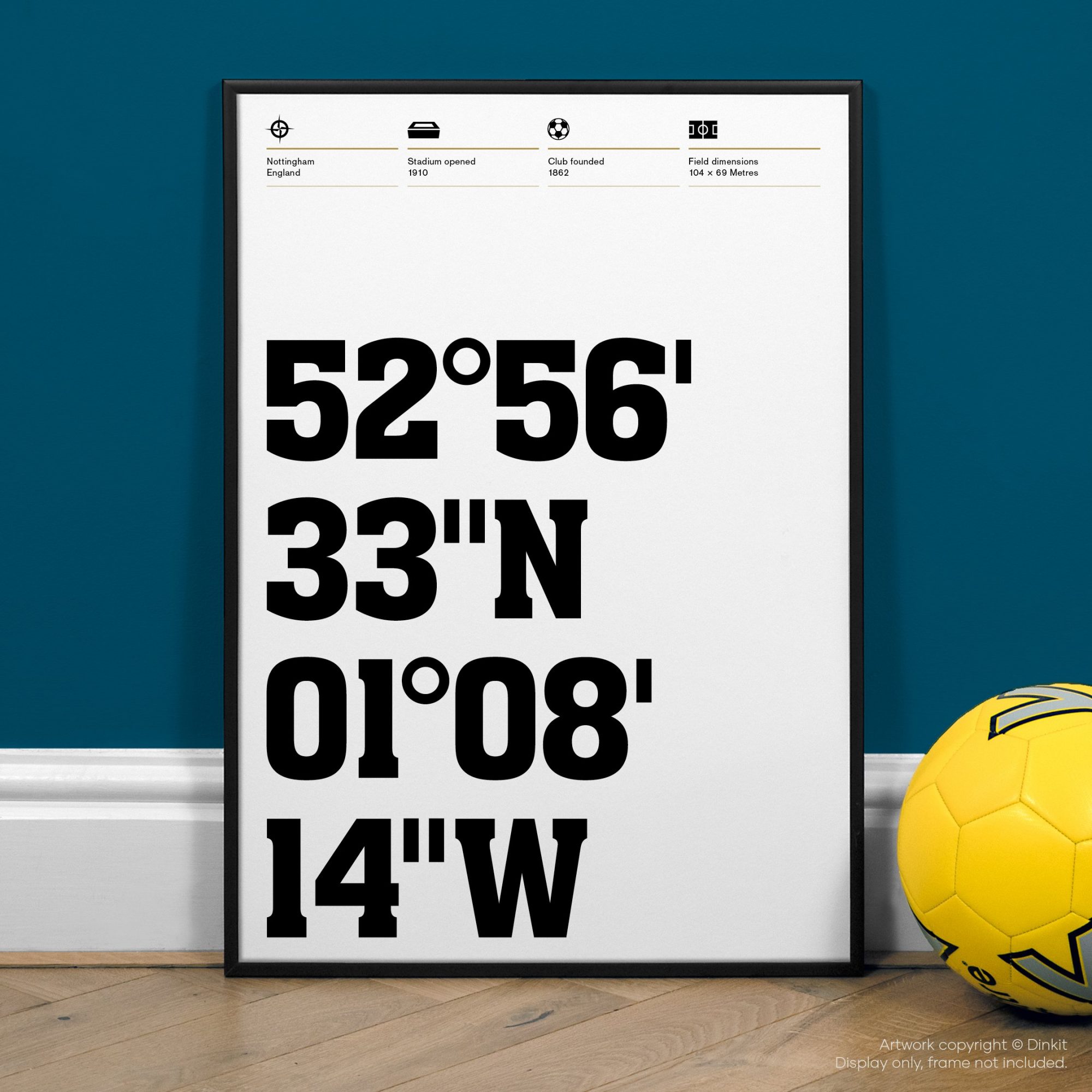 Notts County Gifts, Football Posters, Gift Ideas
