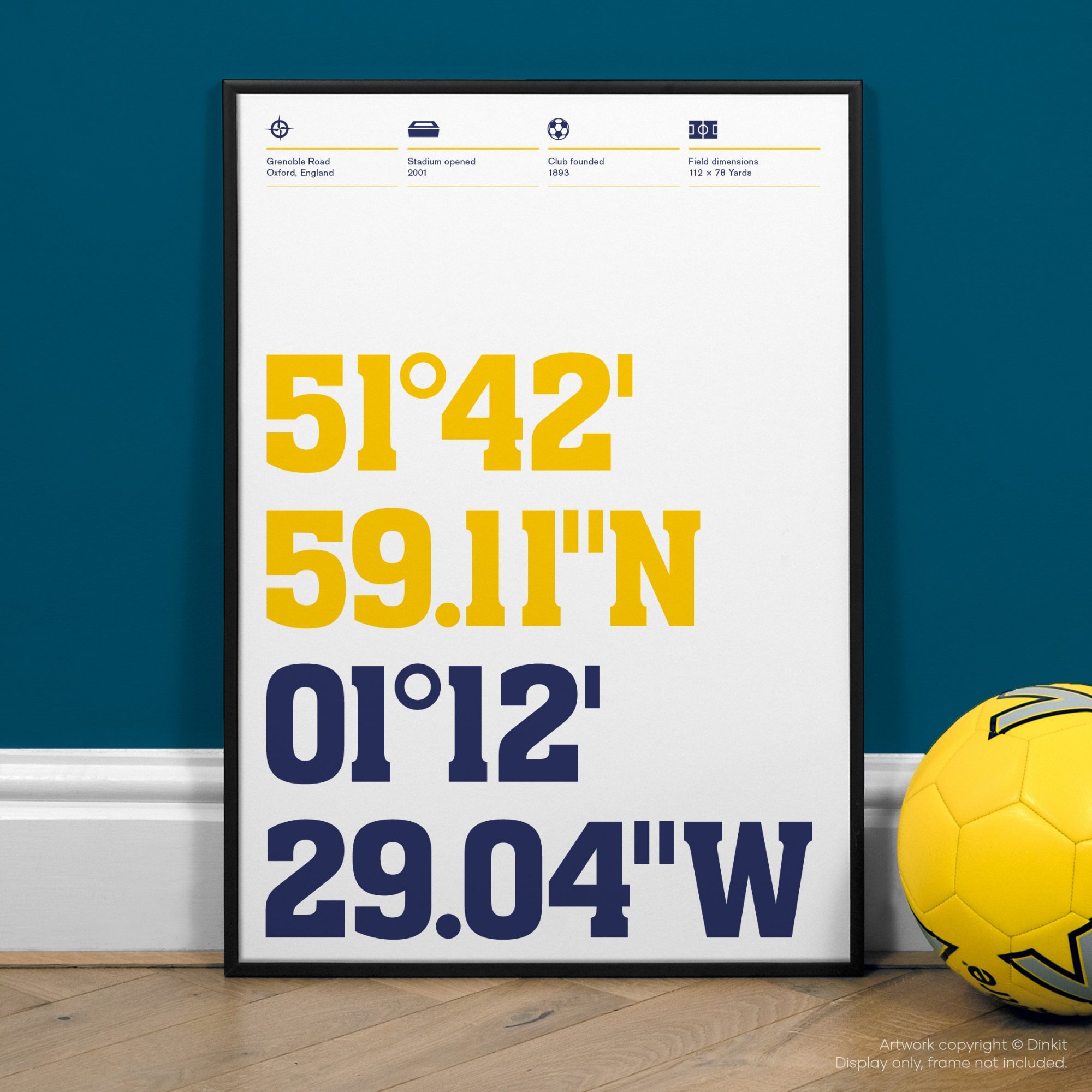 Oxford United Gifts, Football Posters, Gift Ideas