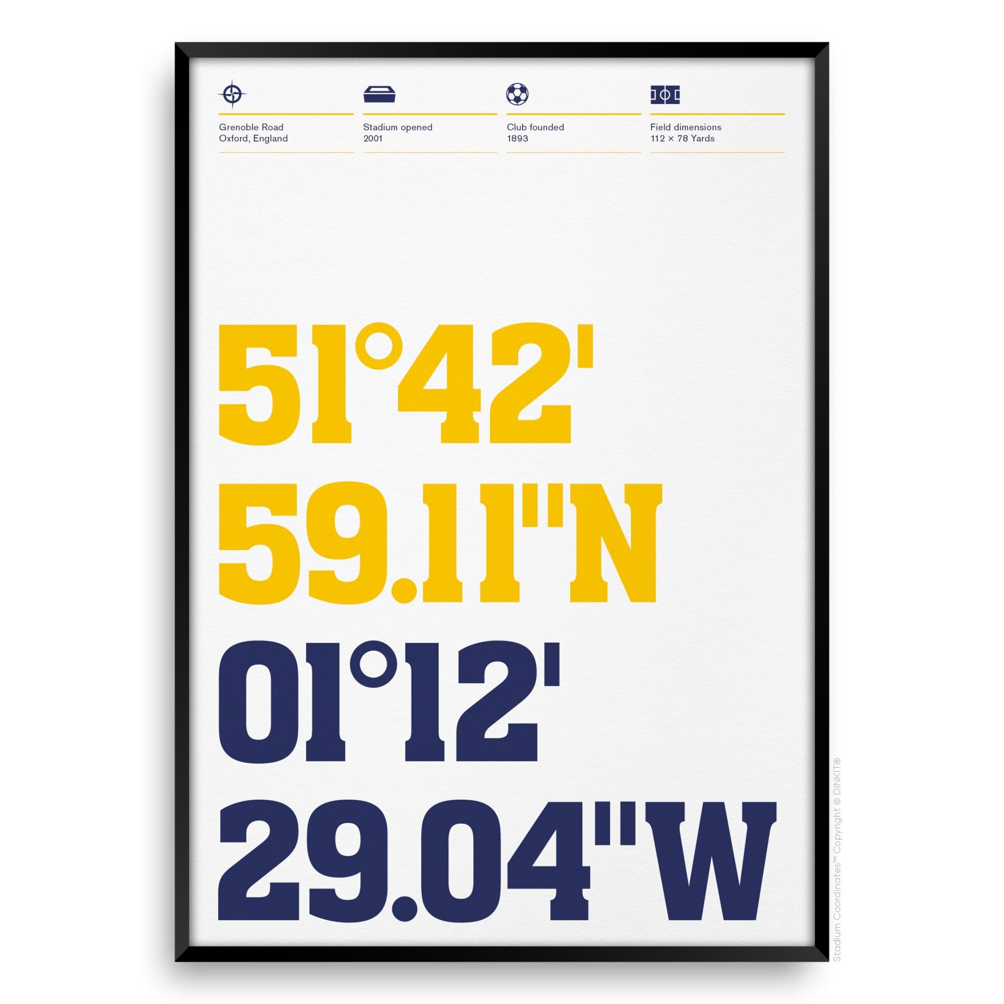 Oxford United Gifts, Football Posters, Gift Ideas