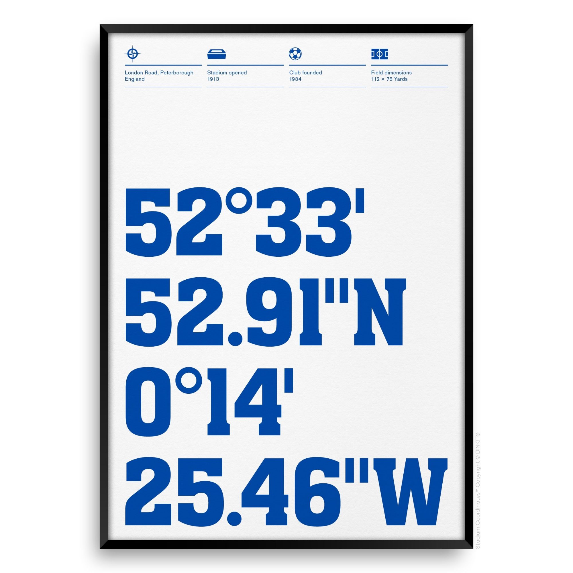 Peterborough United Gifts, Football Posters, Gift Ideas