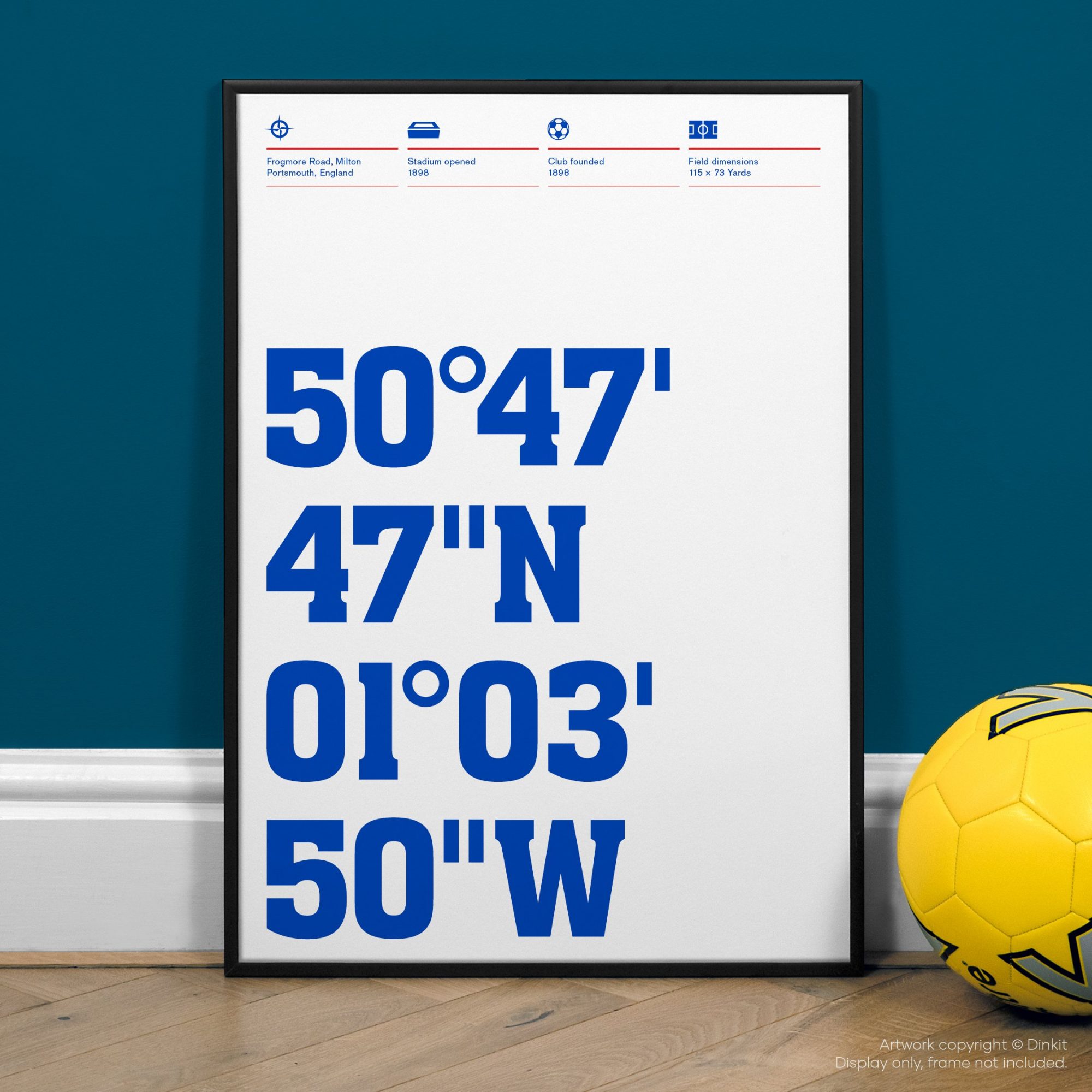 Portsmouth Gifts, Football Posters, Gift Ideas