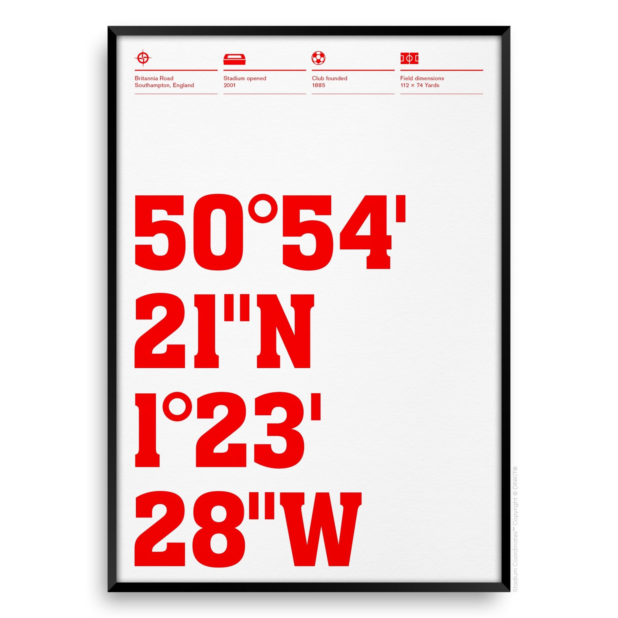 Southampton Gifts, Football Posters, Gift Ideas