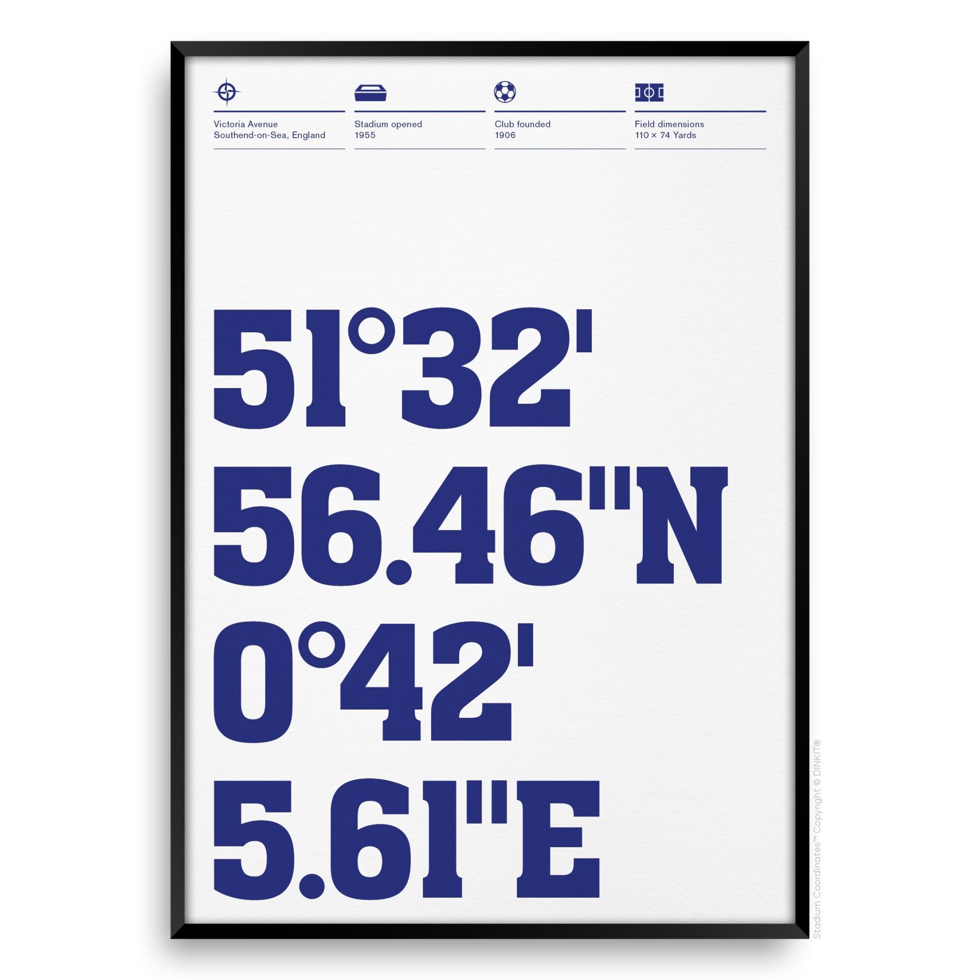 Southend United Gifts, Football Posters, Gift Ideas