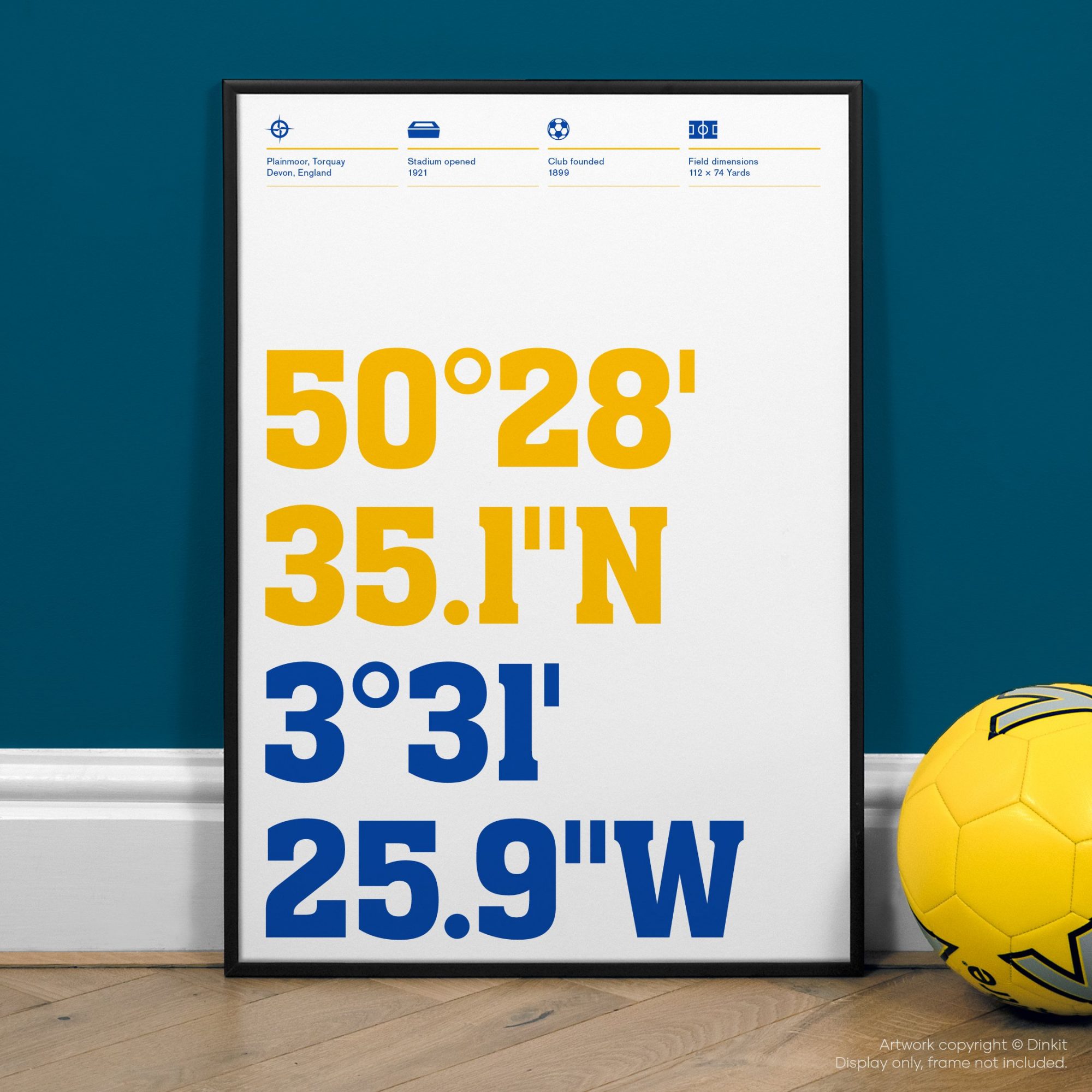 Torquay United Gifts, Football Posters, Gift Ideas