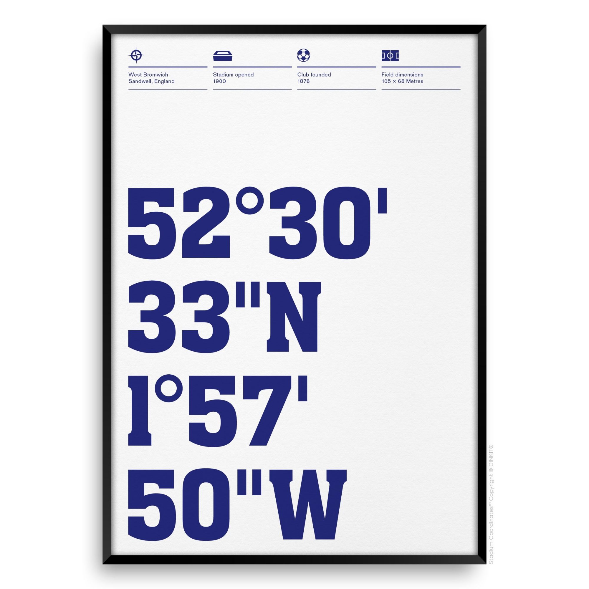 West Bromwich Albion Gifts, Football Posters, Gift Ideas