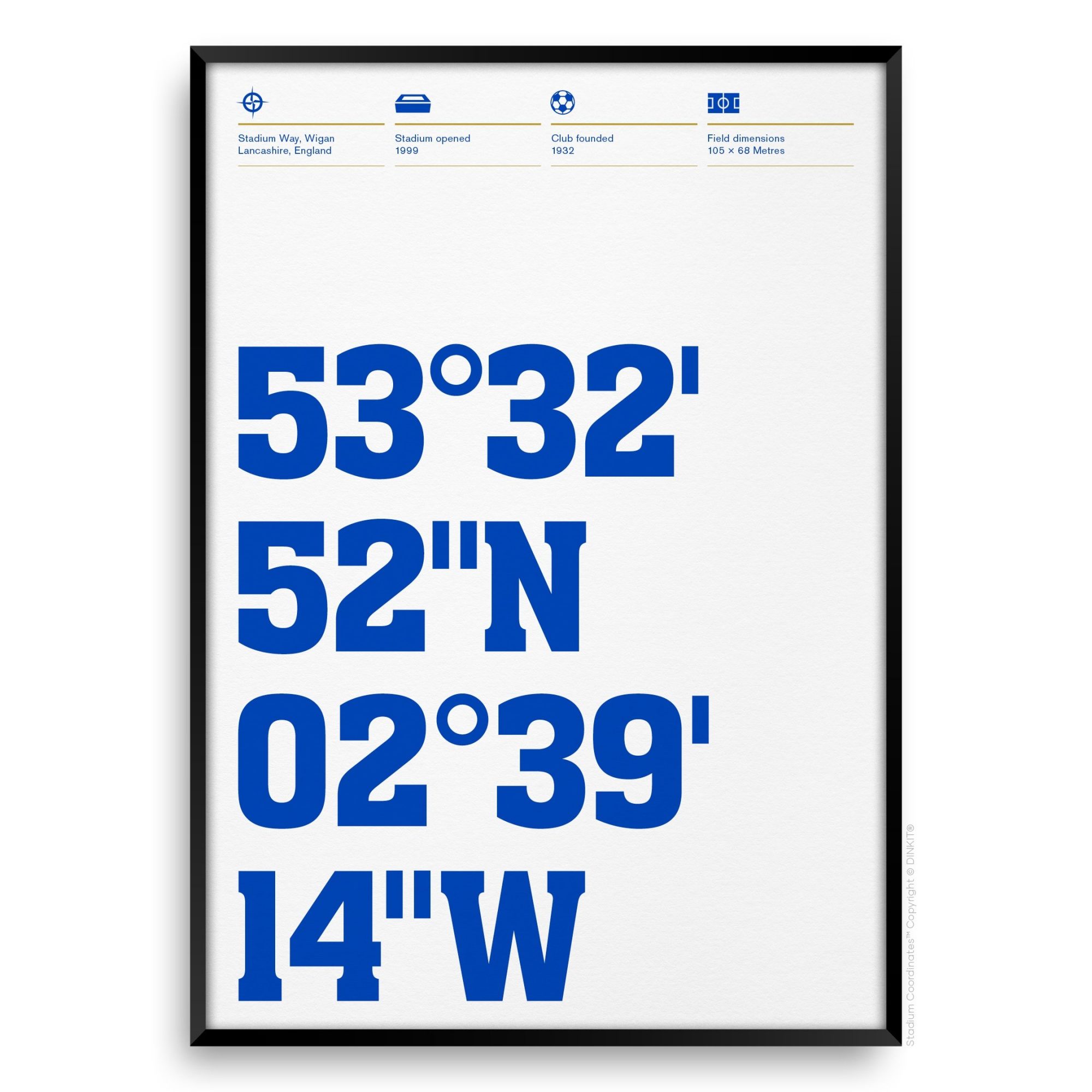 Wigan Athletic Gifts, Football Posters, Gift Ideas