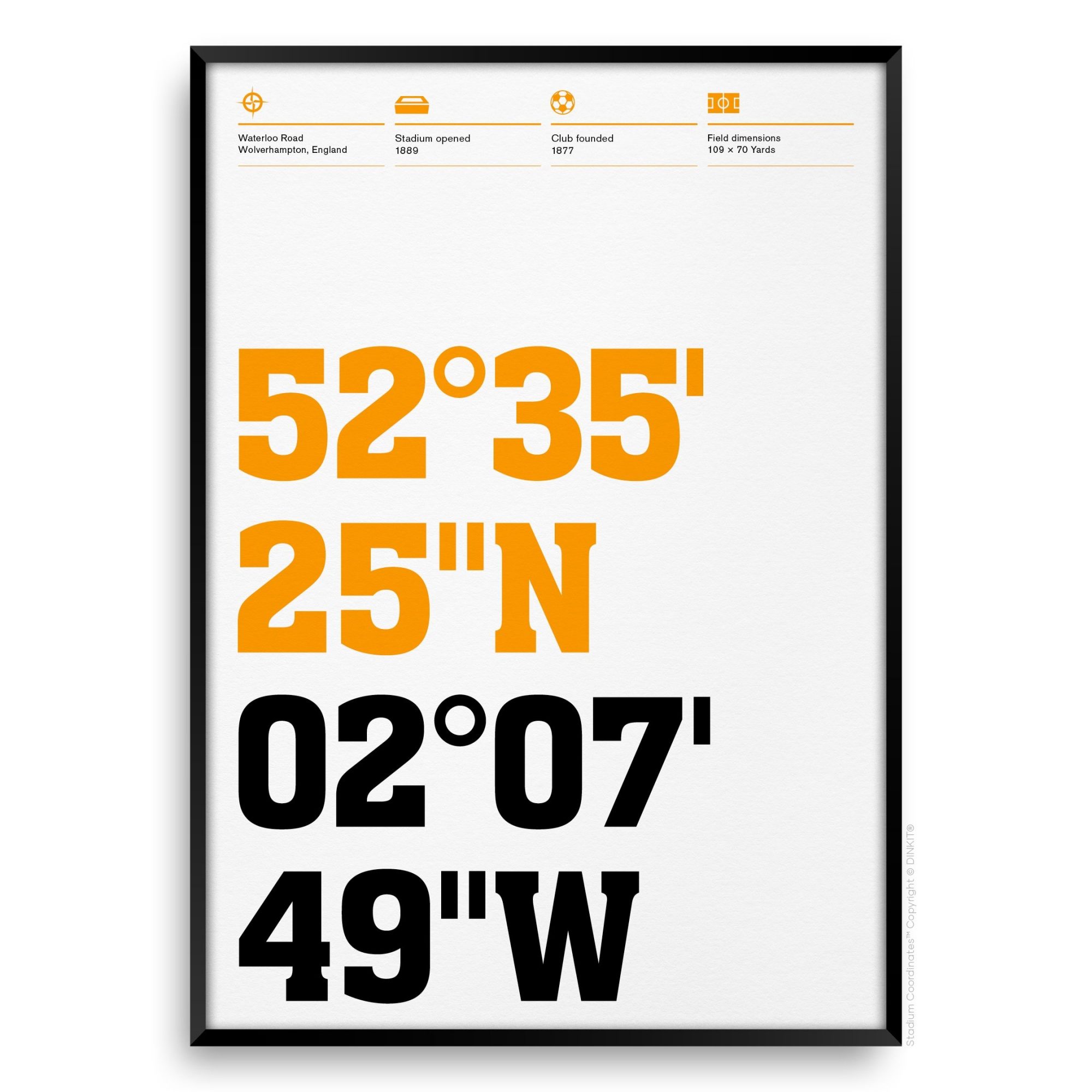Wolverhampton Wanderers Gifts, Football Posters, Gift Ideas